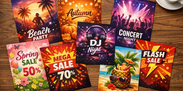 Flyers 100LB + UV (High Gloss)